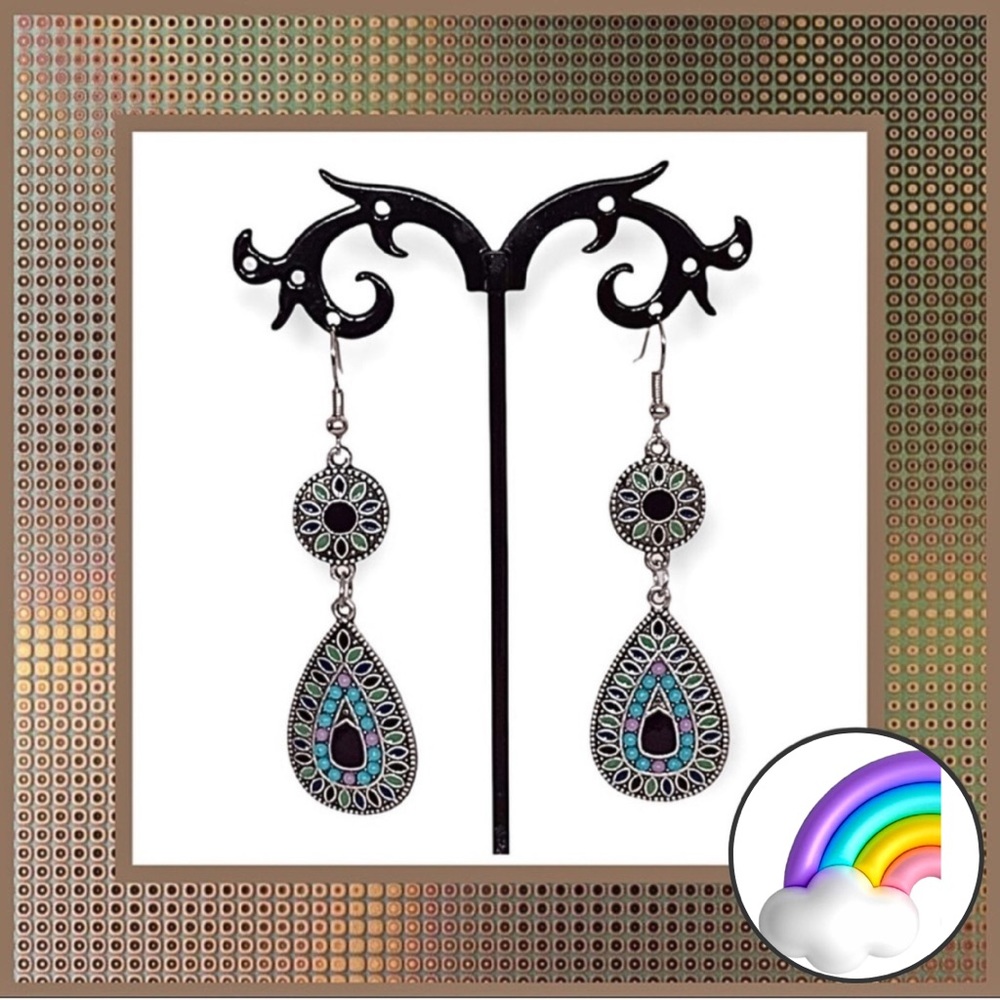 3/$24 - Bohemian Dangle Earring Set